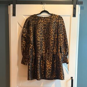 Never Fully Dressed Leopard Print Mini Dress